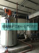 1噸貫流蒸汽鍋爐安裝現(xiàn)場